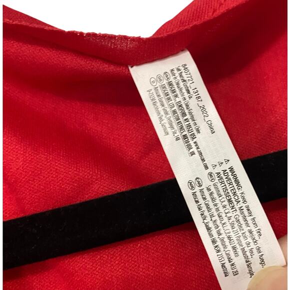 Marvel Thor Norse God of Thunder Long Red Velcro Tab Cape and Arm Cuffs One Size - Picture 8 of 8